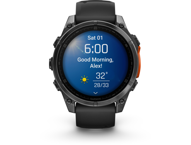 Spordikell Garmin fenix 8 47mm AMOLED Slate Gray with Black band