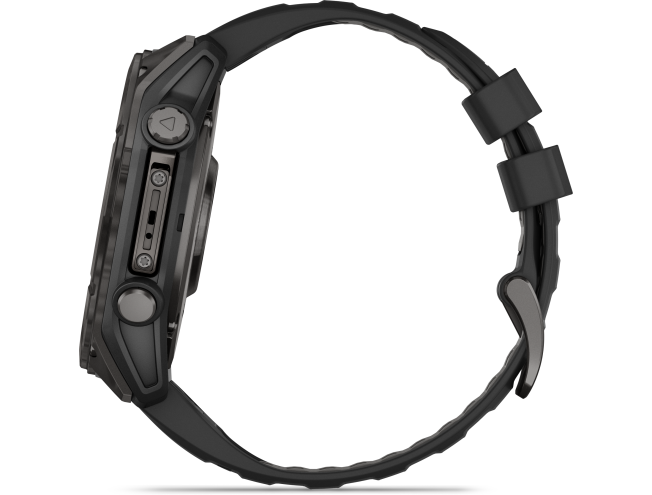 Spordikell Garmin fenix 8 51mm AMOLED Sapphire Carbon Gray DLC Ti with Black band