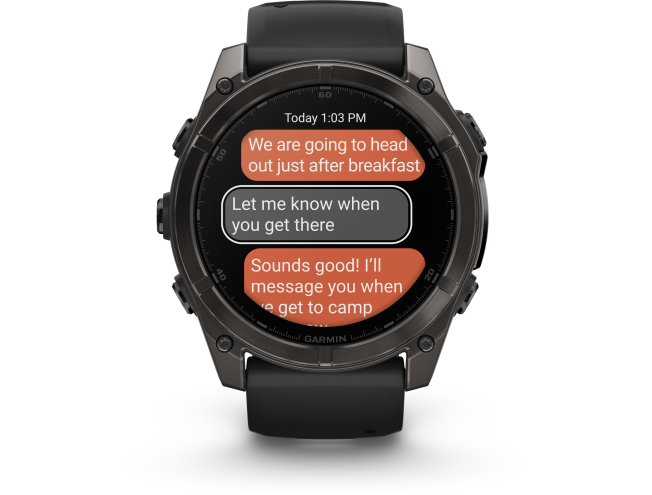 Spordikell Garmin fenix 8 51mm AMOLED Sapphire Carbon Gray DLC Ti with Black band