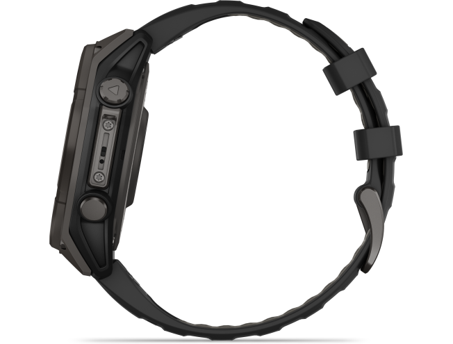 Spordikell Garmin fenix 8 47mm Solar Sapphire Carbon Gray DLC Ti with Black band
