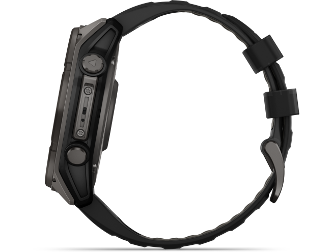 Spordikell Garmin fenix 8 51mm Solar Sapphire Carbon Gray DLC Ti with Black band