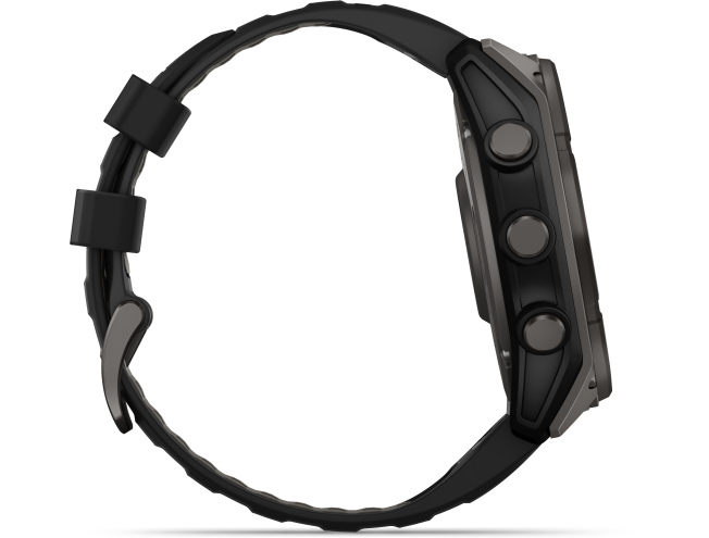 Spordikell Garmin fenix 8 51mm Solar Sapphire Carbon Gray DLC Ti with Black band