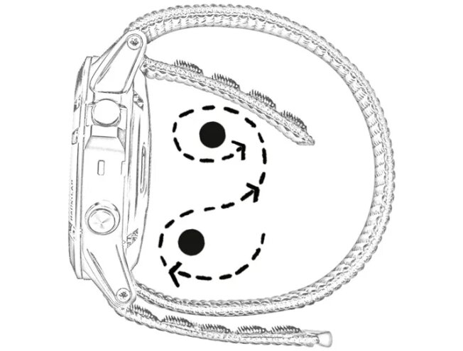 Nailonrihmad fenix seeriale 22mm must