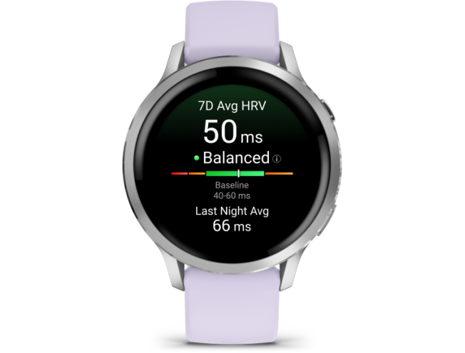 Nutikell Garmin VENU 4 - 41mm Silver/Periwinkle