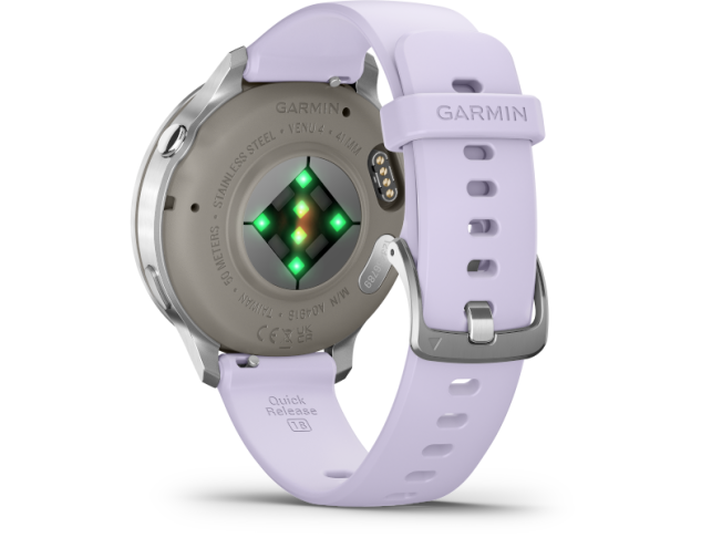 Nutikell Garmin VENU 4 - 41mm Silver/Periwinkle