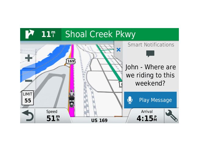 Moto GPS Garmin Z&uuml;mo 595LM Travel Ed.