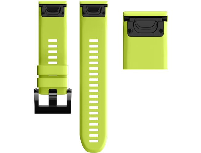 Kiirkinnitusega kellarihmad 22mm Silikoon - roheline