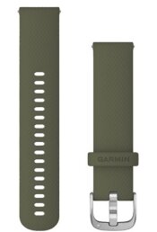 Quick Release silikoon kellarihmad (20mm) Moss/Silver 125-218 mm