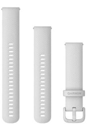 Quick Release silikoon kellarihmad (20mm) White 125-190 mm (SQ)