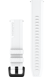 Quick Release silikoon kellarihmad (20mm) White/black 126-203 mm