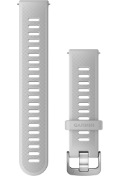 Quick Release silikoon kellarihmad (20mm) White - 126-203 mm