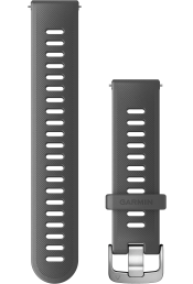 Quick Release silikoon kellarihmad (20mm) Monterra grey - 126-203 mm