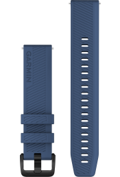 Quick Release silikoon kellarihmad (20mm) Tidal blue/black - 126-203 mm
