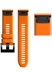 Kiirkinnitusega kellarihmad 22mm Silikoon - oranž
