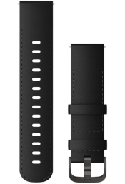 Quick Release kellarihmad (22mm) Nahk - Black