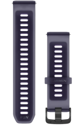 Quick Release kellarihmad (22mm) Silikoon - Translucent Imperial Purple/Indigo