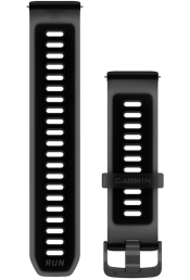 Quick Release kellarihmad (22mm) Silikoon - Translucent Black