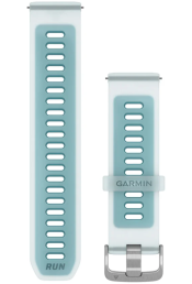 Quick Release kellarihmad (22mm) Silikoon - Translucent Whitestone/Turquoise