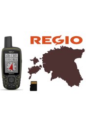 K&auml;si GPS Garmin GPSMAP 65s GPSMAP 65s + Regio Teed m&auml;lukaart