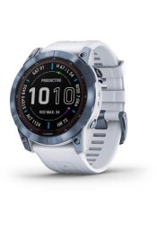 Spordikell Garmin fenix 7X Sapphire Solar - Mineral Blue DLC TI Whitestone Band