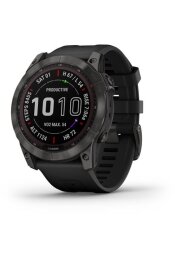 Spordikell Garmin fenix 7X Sapphire Solar - Carbon Gray DLC Ti Black Band