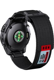 Kiirkinnitusega kellarihmad 22mm Nailon - must run rugged