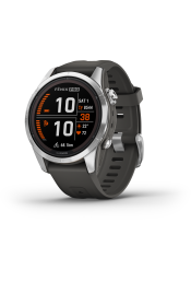 Spordikell Garmin fenix 7S PRO Solar Silver Graphite