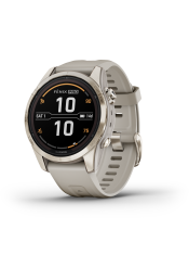 Spordikell Garmin fenix 7S PRO Solar Sapphire - Soft Gold Sand
