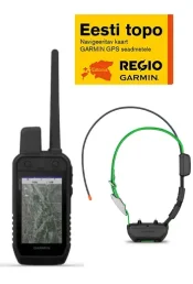 Koera GPS Garmin Alpha 300 +TT25 rihm ja Regio Topo kaart