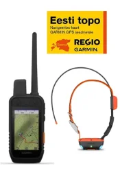 Koera GPS Garmin Alpha 300i +T20 rihm ja Regio Topo kaart