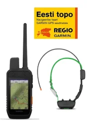 Koera GPS Garmin Alpha 300i +TT25 rihm ja Regio Topo kaart