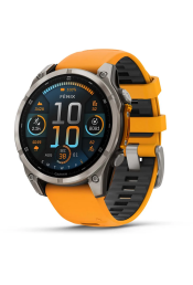 Spordikell Garmin fenix 8 47mm AMOLED Sapphire Titanium with Orange Band
