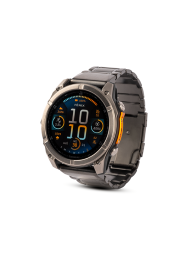 Spordikell Garmin fenix 8 47mm AMOLED Sapphire Titanium Orange with Gray Titanium Band