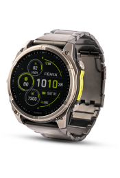 Spordikell Garmin fenix 8 47mm Solar Sapphire Titanium Yellow with Gray Titanium Band