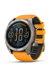 Spordikell Garmin fenix 8 51mm AMOLED Sapphire Titanium with Orange Band