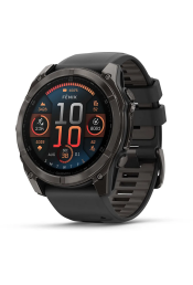 Spordikell Garmin fenix 8 51mm AMOLED Sapphire Carbon Gray DLC Ti with Black band