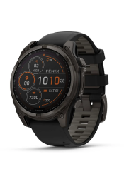 Spordikell Garmin fenix 8 47mm Solar Sapphire Carbon Gray DLC Ti with Black band