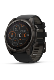 Spordikell Garmin fenix 8 51mm Solar Sapphire Carbon Gray DLC Ti with Black band