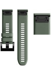 Kiirkinnitusega kellarihmad 26mm Silikoon - Army Green