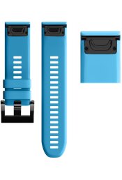 Kiirkinnitusega kellarihmad 26mm Silikoon - sinine
